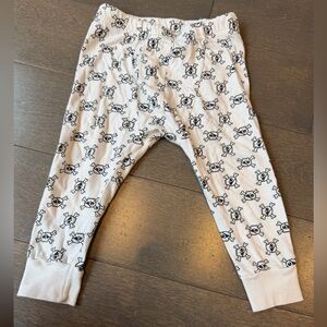 Designer NUNUNU Black and White Kids Casual Bottoms